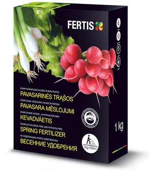Комплексне мінеральне універсальне добриво Fertis NPK 13.10.15 + МЕ, Весна, 1 кг