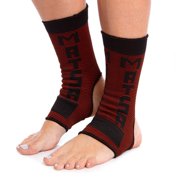 Эластичный голеностоп бандаж голеностопного сустава Matsa My Fit 0027 L Red-Black