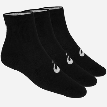Носки Asics 3ppk Quarter Sock 155205-0900 39-42 р 3 пары Черные (8718837138132)