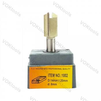 Фреза ГЛОБУС 1002 пазовая прямая d8 D14 h20