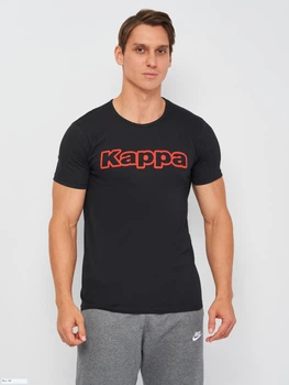 Футболка натільна чоловіча бавовняна Kappa K1335 XL Чорна (8032606509702)