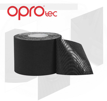 Тейп кинезиологический Opro 500х5 см (fit0007485) Черный