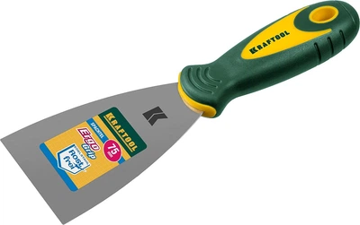 Шпательная лопатка KRAFTOOL 75 мм с нержавеющей стали, двухкомпонентная ручка
