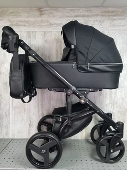 Детская коляска 2в1 Baby Pram Almondo Black