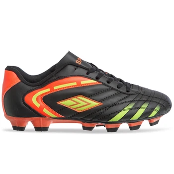 Бутсы футбольные с носком DIFENO Sprinter 1817 размер 45 Black-Orange-Green