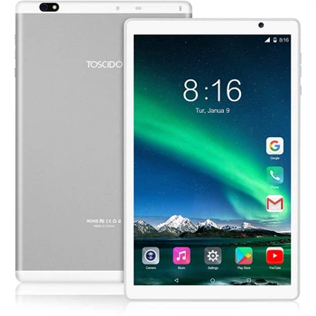 Toscido P101 10.1 FHD IPS Android 10 OctaCore 3/64Gb Wi-Fi 6000mAh Silver