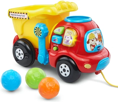 Развивающая игрушка VTech Drop and Go Dump Truck Музыкальный грузовик самосвал (80-166500)