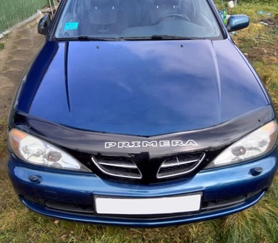 Дефлектор капота Nissan Primera 1999-2002 с логотипом Vip Tuning