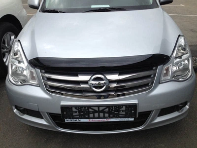Дефлектор капота Nissan Almera 2013- без логотипа Sim