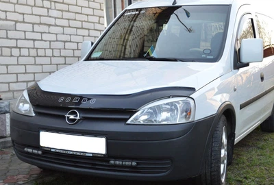 Дефлектор капота Opel Combo C 2001-2011 с логотипом Vip Tuning