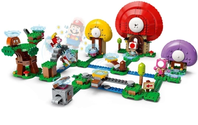 Конструктор LEGO Super Mario Погоня за сокровищами Тоада дополнительный набор 464 деталей (71368)