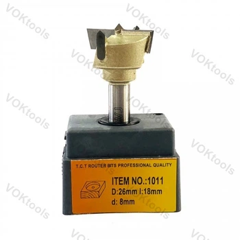 Фреза Глобус 1011 для дверних петель d8 d26 h18