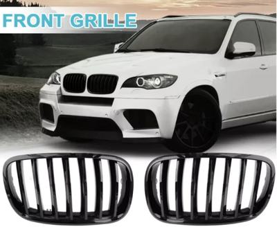 Решетки радиатора BMW X5 E70 / X6 E71 черный глянец