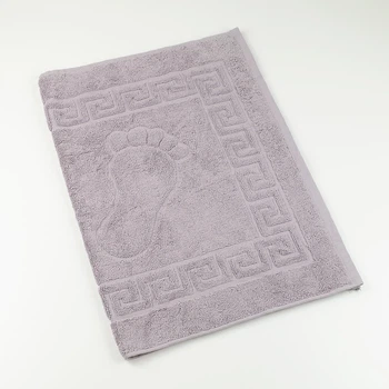 Махровое полотенце для ног GM Textile 50х70см 700г/м2 (Пепельный)