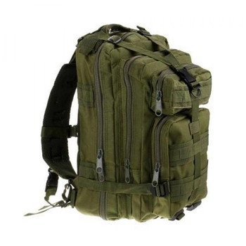 Тактический военный Рюкзак штурмовой походный Molle Assault 20L Универсальный удобный вместительный рюкзак Olive