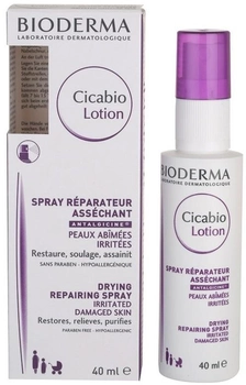 Спрей-лосьон для раздраженной и ослабленной кожи Bioderma Cicabio Lotion spray 40 мл (3701129800225)