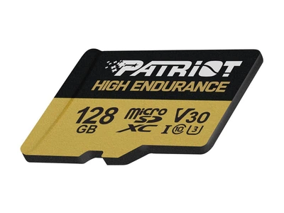 Карта пам'яті Patriot microSDHC High Endurance 128GB Class 10 UHS-I (U3) V30 (PEF128GE31MCH)