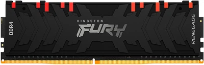 Оперативная память Kingston Fury DDR4-3200 32768MB PC4-25600 Renegade RGB 2Rx8 Black (KF432C16RBA/32)