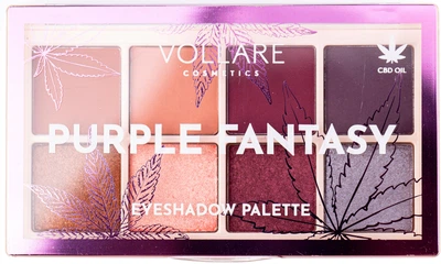 Тени для век Vollare Cosmetics Purple Fantasy с CBD маслом 11 г (5902026649247)
