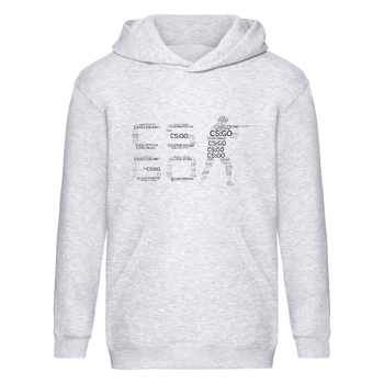 Худі дитяча Контр Страйк 0015 (CS GO) сіра (CSG gry 0015) 140 см