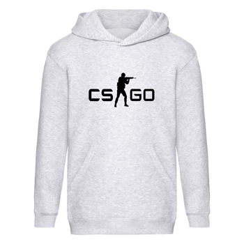Худі дитяча Контр Страйк 0014 (CS GO) сіра (CSG gry 0014) 152 см
