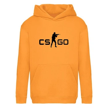 Худі дитяча Контр Страйк 0014 (CS GO) оранжева (CSG orn 0014) 140 см