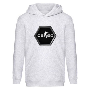 Худі дитяча Контр Страйк 008 (CS GO) сіра (CSG gry 008) 140 см