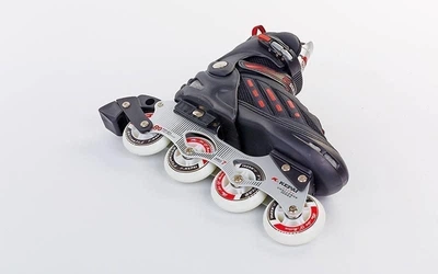 Роликовые коньки KEPAI SS-CHIN-F1-S9 42-44 черн/кр