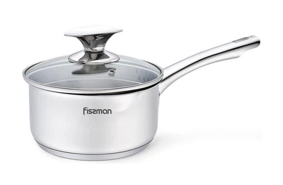 Ківш Fissman Elegance 1.6л з нержавіючої сталі з кришкою (FN-5490)