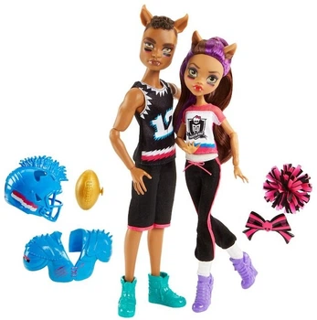 Куклы Монстер Хай Клод Вульф и Клодин Вульф Чемпионы (Monster High Clawdeen Wolf and Clawd Wolf Winning Werewolves)