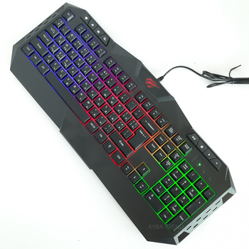 Клавиатура для компьютера проводная с подсветкой Havit HV-KB510L, Black