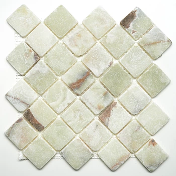 Мозаика из натурального камня Amera Mosaic - Green (T) 31.5x31.5