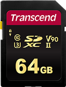 Карта памяти Transcend SDHC 64GB Class3 UHS-II Black (TS64GSDC700S)
