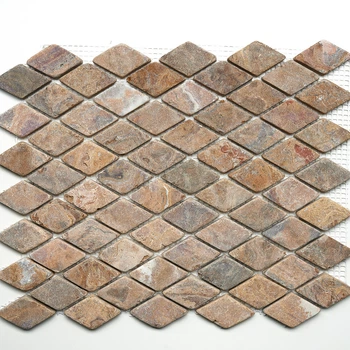 Мозаика из натурального камня Amera Mosaic - Harliquin Brown 36.5x29.5