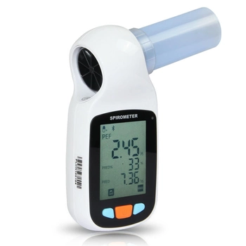Спирометр портативный Contec SP70B для определения дыхательной способности с передачей данных по Bluetooth (mpm_7414)