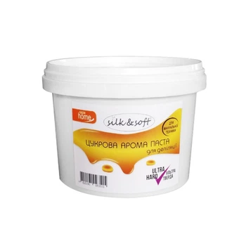 Сахарная паста Silk&Soft для депиляции в домашних условиях мануальная ультра твердая 500г