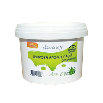 Цукрова паста Silk&Soft для депіляції в домашніх умовах алое віра 500г