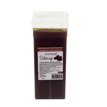 Ароматизована паста Silk&Soft у картриджі для дпиляции шоколад 150г