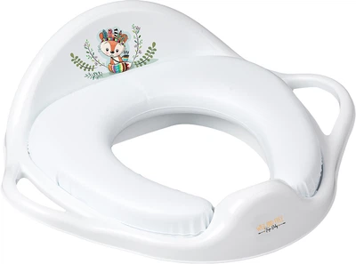 Накладка на унитаз мягкая Tega baby Wild&Free Little Fox white green (DZ-020-103)