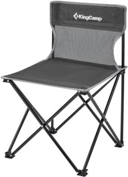 Складное кресло KingCamp Compact Chair in Steel M (KC3832_BLACKGREYCHECK)