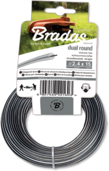 Леска для триммера Bradas Ripper Dual круглая 1.6мм х 15м (ZRO1615K)