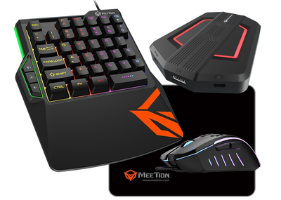 Комплект игровой проводной 4 в 1 MeeTion Gaming MT-C0015 Черный (gr_016030)