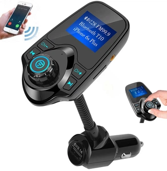Автомобільний FM трансмітер модулятор від прикурювача Bluetooth (362922)