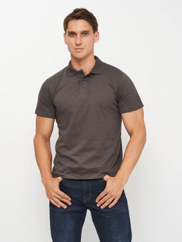 Поло длинное мужское Sol's Prescott Men 11377384 S Темно-серое (3660734112119)