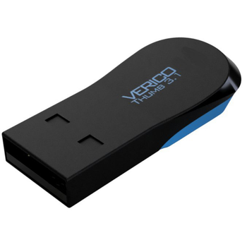 Флеш память Verico USB 16Gb Thumb Чёрный+Синий USB 3.1