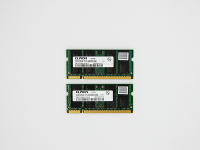 Оперативная память Elpida SODIMM 4Gb (2*2Gb) DDR2-800MHz PC2-6400 CL5 (EBE21UE8ACUA-8G-E) Б\У