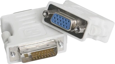 Переходник Voltronic DVI-D 24+1 (папа) / VGA (мама), Grey Q50 (2000000111346)