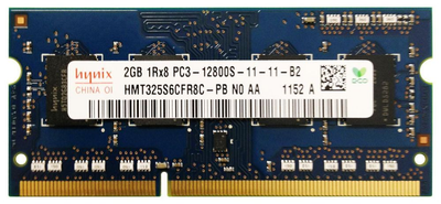 Пам'ять Hynix 2GB SO-DIMM DDR3 1600 MHz - (HMT325S6CFR8C-PB)