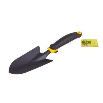 Совок посадочный MASTERTOOL GM зауженный с пластиковой ручкой и TPR покрытием 320*80 мм 14-6171