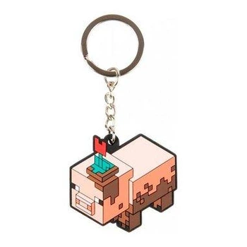 Брелок MINECRAFT Earth Muddy Pig (Майнкрафт) Різнокольоровий